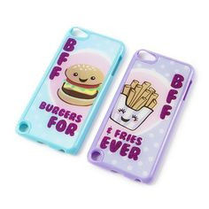 Best Friends Burgers and Fries Forever Covers for iPod Touch 5 Set of ...