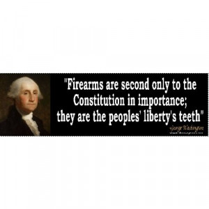 George Washington Quote 2 Bumper Stickers Two Pack