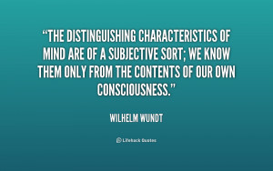 Wilhelm Wundt Quotes