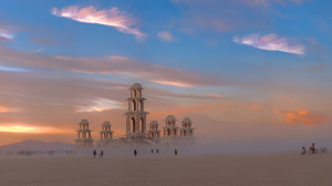Burning Man sunset