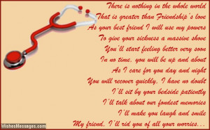 Get well soon quotes and poem for friendship