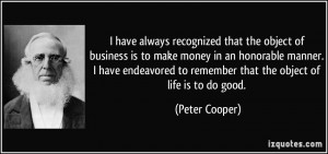 More Peter Cooper Quotes