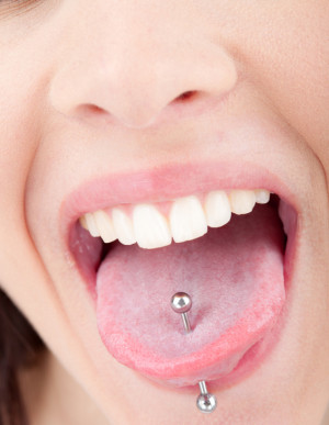 Tongue Piercing Risks Swelling