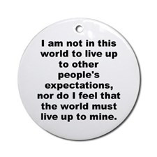 Cool Fritz perls quote Ornament (Round)