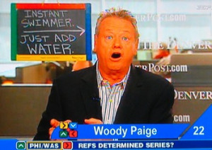 Woody Paige is often a guest on ESPN's Around the Horn , and he's ...