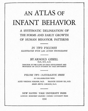 Gesell did write of child development throwing light on 