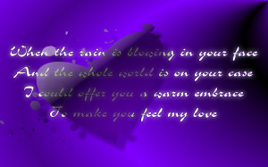 Make You Feel My Love - Adele Song Lyric Quote in Text Image