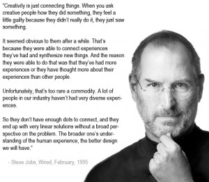 The Key To Creativity, According To Steve Jobs