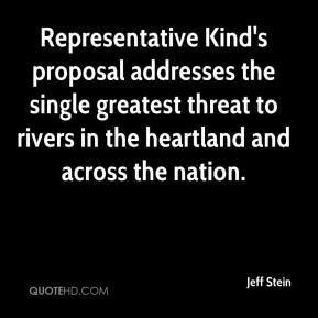 Representative Kind's proposal addresses the single greatest threat to ...