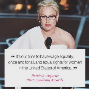 Equal pay for equal work at the Oscars