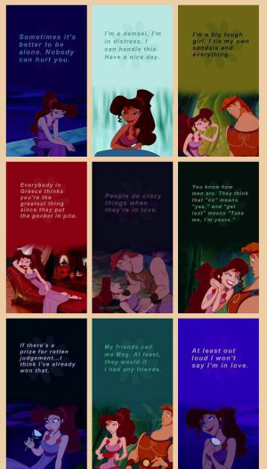 , Megara Quotes, Hercules Disney Meg Quotes, Disney Hercules Quotes ...