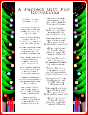 Christmas poster poem Free Christian Inspirational Poems