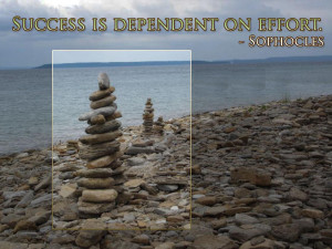 Success Is Dependent On Effort ” - Sophocles