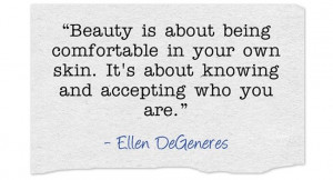 Beauty is knowing and accepting who you are! #quotes #success