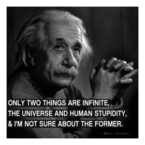 Albert Einstein Quote Canvas Art Print