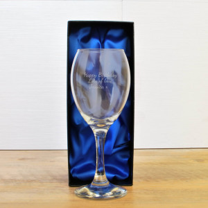 You are here : Home / Engraved Glasses / Personalised Wine Glasses ...