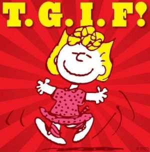 TGIF quotes quote charlie brown snoopy friday peanuts days of the week ...