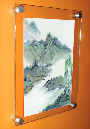 Wall Mounted Acrylic Floating Frame