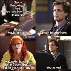 criminal minds, penelope garcia, spencer reid More