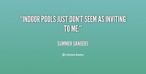 Quotes About Summer in the Pool