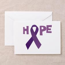 Pancreatic Cancer Hope Greeting Cards (Package of for