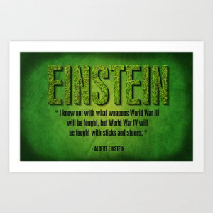 Top 10 Albert Einstein Quotes : Number 10 Art Print by Vincent Lemieux ...