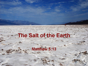 salt of the earth and light of the world