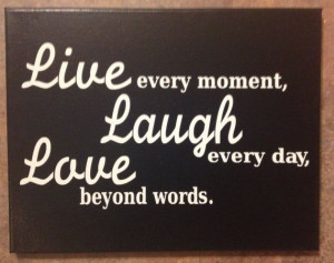 moment laugh everyday love beyond words canvas moment laugh every day