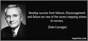 ... are two of the surest stepping stones to success. - Dale Carnegie