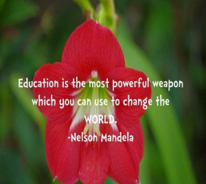 Nelson mandela quotes and sayings motivational education
