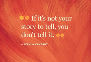 Tell Your Story Quote