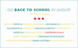 Go Back to School with Us in August!
