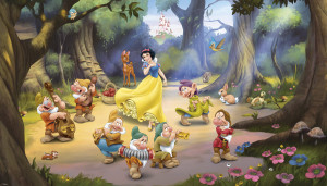 ... Murals Snow White and the Seven Dwarfs Pre-Pasted XL Wallpaper Mural