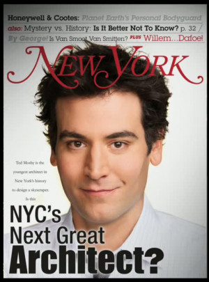 Ted on the cover of a magazine