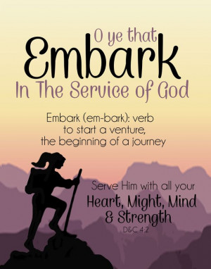 ... Theme. Free Printables. O Ye That Embark In The Service of God