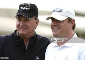 Raymond Floyd and his son Raymond Jr set for play in the Office