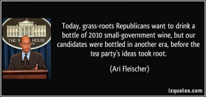 roots Republicans want to drink a bottle of 2010 small-government wine ...