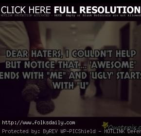 attitude quotes and sayings for haters attitude quotes and sayings for ...