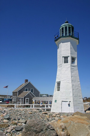 Scituate Lighthouse, Massachusetts.Lights House, England, Guide Lights ...