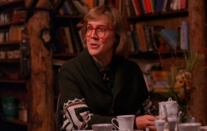 Log Lady Twin Peaks With the log lady.