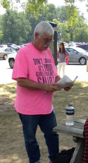 15 Old People Wearing Super Age Inappropriate T-Shirts