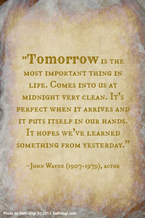 There are several nuggets of truth in John Wayne’s quote and I ...
