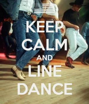 Country Line Dancing Logo Line dance - country music