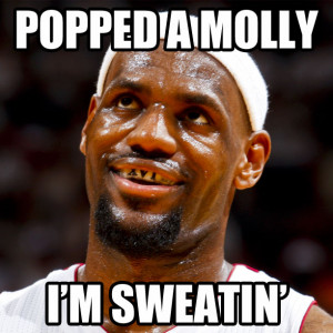 Watch LeBron James Sing “Popped a Molly I’m Sweating” During ...