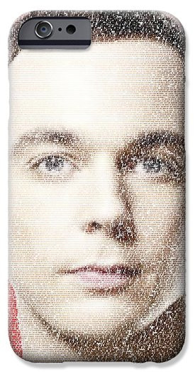 Sheldon Cooper Quotes Mosaic iPhone Case by Paul Van Scott