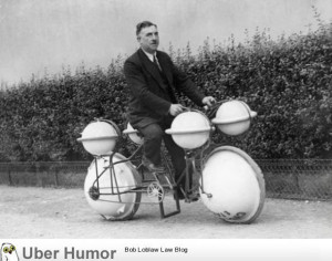 Amphibious Bicycle That Can Be Used On Land And In Water (1932)