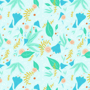 ... Iphone Wallpaper Cool Hello Emma Pattern Pals Tropical Wallpaper