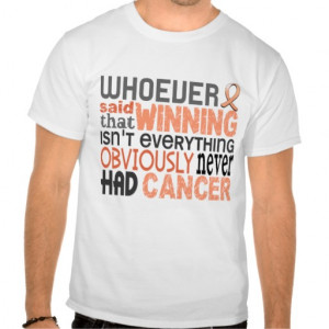 Whoever Said Uterine Cancer T-shirt