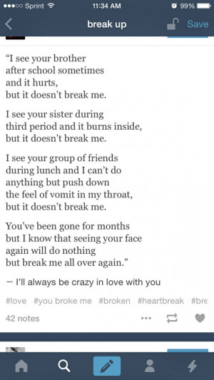 break up, break up quotes, come back, i miss you, loving you, missing ...