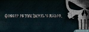 Gossip is the devil's Radio - Facebook Cover